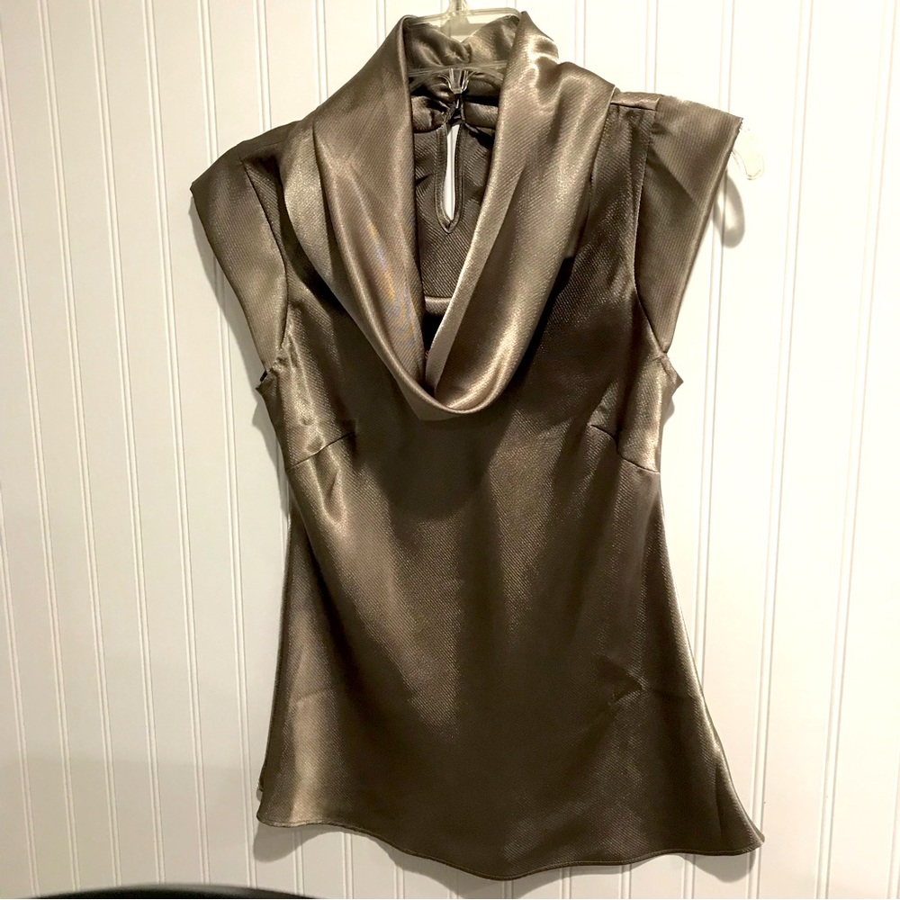 Banana Republic satin cowl top NWT